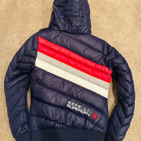 Superdry Retro Ride Hooded Bomber Jacket - Picture 12 of 12